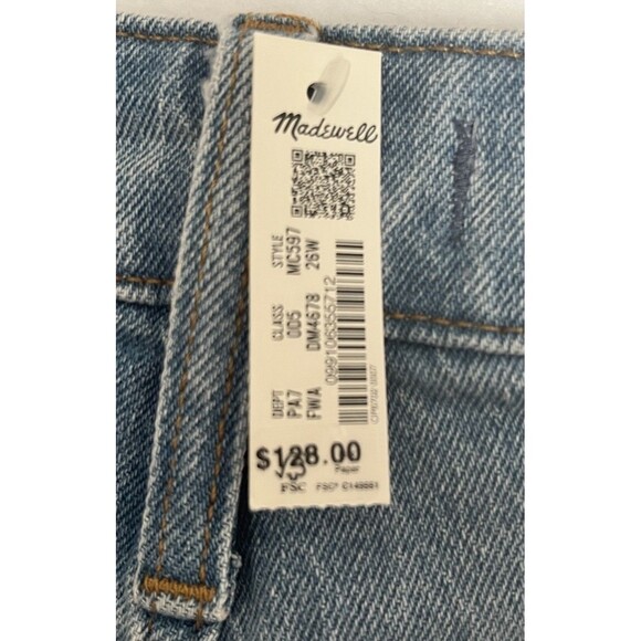 NEW Madewell The Perfect Vintage Jean Size 26 Light Wash with Magic Pockets NWT - Picture 5 of 11